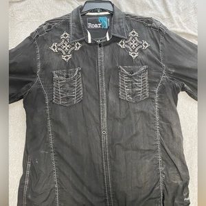 Affliction style..:Roar brand xxl long sleeve